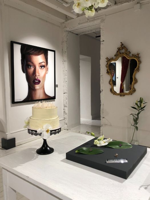 Scénographie de haute joaillerie effectuée par l'architecte d'intérieur Sophie Jacquemin Interior Design à Genève