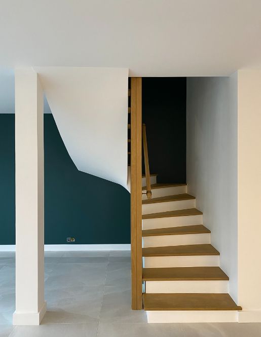 Rénovation d'un salon dans une maison à Beaumont effectuée par l'architecte d'intérieur Sophie Jacquemin Interior Design