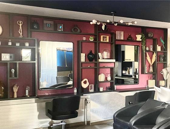 Station de coiffure à Genève rénové par l'architecte d'intérieur Sophie Jacquemin Interior Design à Genève